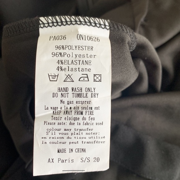 AX PARIS, Black, Jumpsuit, Size 12 - Picture 7 of 7